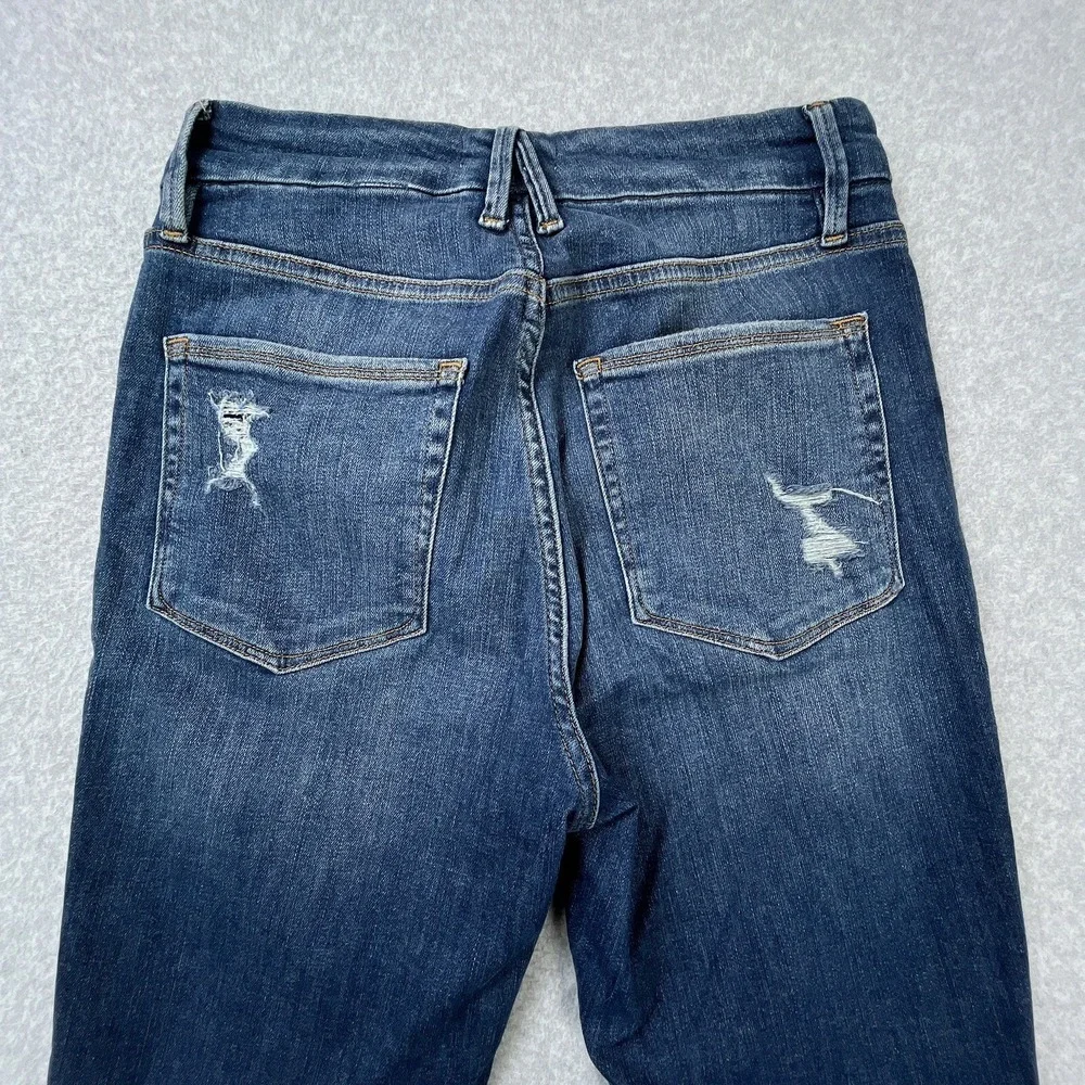 Good American Jeans Womens Sz 4 / 27 (27 x 28.5) Good Legs Skinny Stretch Denim - Picture 10 of 10